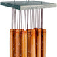 WOODMUSIC Bamboo Wind Chimes Outdoor with Wooden Birdhouse, 36'' Handcrafted Windchimes, Ideal Home Decor or Gift