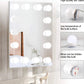 Hollywood Led Vanity Lights Strip Kit, with 14 Dimmable Light Bulbs for Full Body Length Mirror and Bathroom Wall Mirror, Plug in Mirror Lights with Power Supply, White (No Mirror Included)