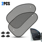 2Pcs Car Rear Side Window Sun Visor, Car Front Window Shade, Baby Window Sun Shades, Sun Glare UV Rays Protection, Mesh Back Window Visor Fit for Vehicle, Truck, SUV, Auto