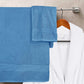 8-Piece Luxury Towel Set, 2 Bath Towels, 2 Hand Towels, and 4 Wash Cloths, 600 GSM 100% Ring Spun Cotton Highly Absorbent Towels for Bathroom, Sports, and Hotel (Electric Blue)