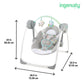 Comfort 2 Go Compact Portable 6-Speed Baby Swing with Music, Folds for Easy Travel - Fanciful Forest, 0-9 Months, 1 Count (Pack of 1)