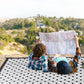 Reversible Outdoor Rug for Patio Clearance,6'X9' Waterproof Plastic Mat,Patio,Camping,Rv,Deck,Camper,Porch,Balcony,Black & White…