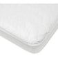 Waterproof Fitted Pack N Play Playard Protective Mattress Pad Cover, White, for Boys and Girls