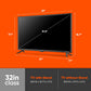 32” Class HD (720P) LED Roku Smart TV (100012589)