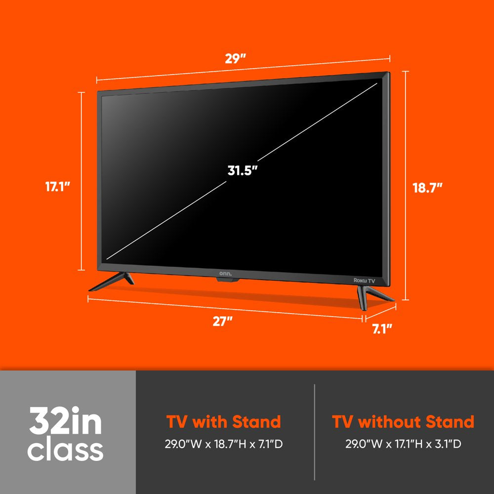 32” Class HD (720P) LED Roku Smart TV (100012589)