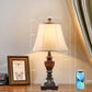 Drawealth Touch Control Traditional Table Lamp Set of 2,3-Way Dimmable Farmhouse Bedside Table Lamps with 2 USB Charging Ports Vintage Rustic Table Lamps for Living Room Bedroom Office Study