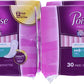 Poise Incontinence Pads, Light Absorbency, Regular Length, 120 Count (4 Packs of 30), Packaging May Vary