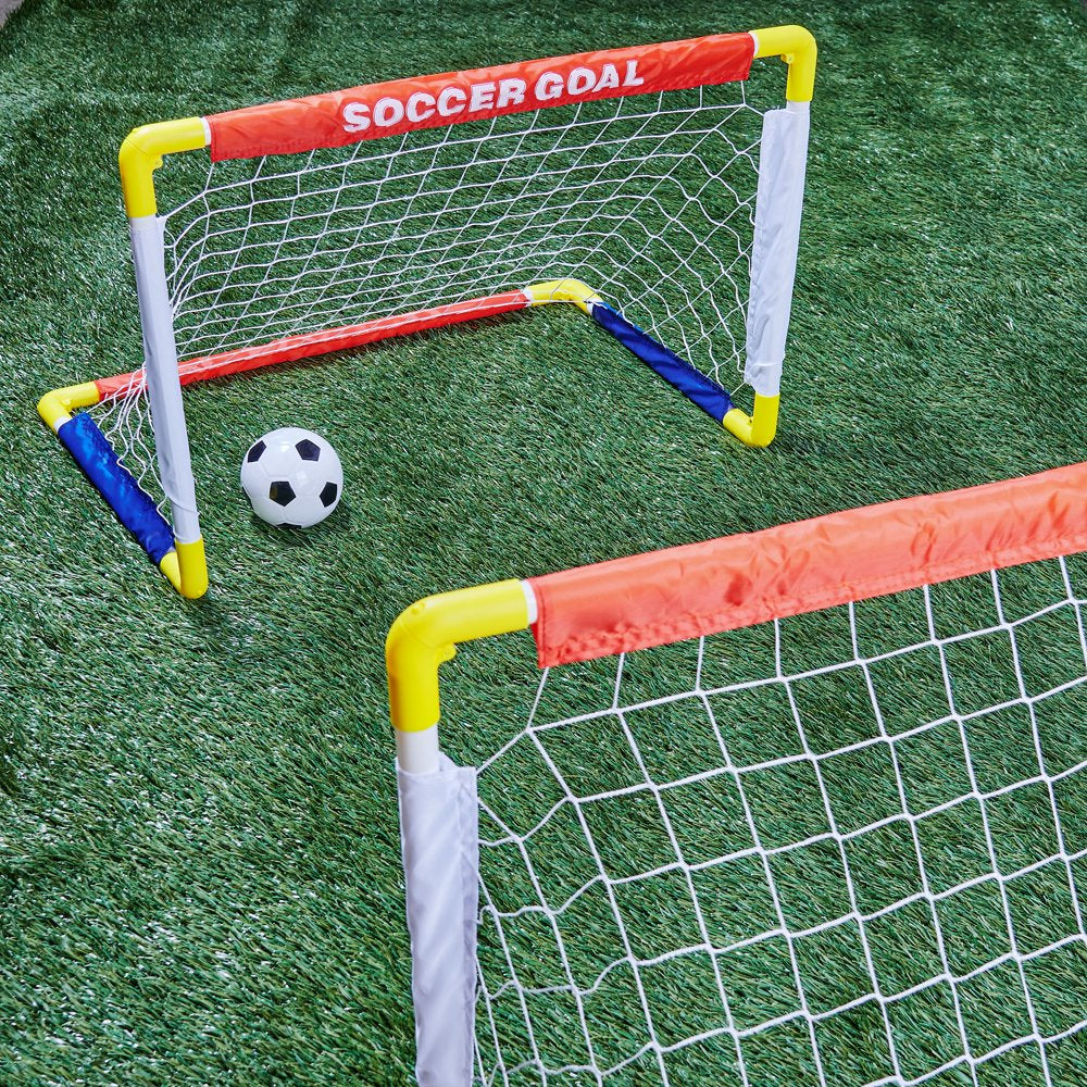 Play Day Foldable Soccer Set, Beginner Sports Soccer Game, Children Ages 3+