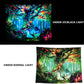 Blacklight Tapestry UV Reactive Tree of Life Tapestry Wall Hanging, Fantasy Forest Tapestries with Fairy Tales Tapestry Posters Trippy Mushroom Tapestry for Bedroom Glow in the Dark (59.1 in X 82.7 In)
