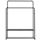 Garment Rack Freestanding Hanger Double Pole Multi-functional Bedroom Clothing Rack,Metal Clothing Garment Rack with Shelves,Black