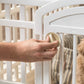 IRIS USA Dog Playpen, Exercise Pet Playpen with Door, 4-Panel, 24" H, White
