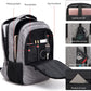 Travel Laptop Backpack anti Theft Water Resistant Backpacks School Computer Bookbag with USB Charging Port for Men Women College Students Fits 15.6 Inch Laptop (Grey)