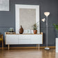 67136 72" Torchiere Floor Lamp + Adjustable Reading Light, Matte White, Frosted Plastic Shade, 3-Step Rotary Switch on Floor Lamp Socket, Home Improvement, Home Office Accessories