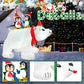 Christmas Inflatables Polar Bear with Penguin 6.5 Ft Christmas Blow up Yard Decorations Christmas Outdoor Decoration for Garden