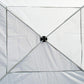 10' X 10' Canopy Tent Gazebo with Dressed Legs, White