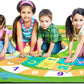 Kids Dinosaur Playmats Educational Area Rugs, Kids Play Mat Carpet for Learning Numbers, Animals and Words for Children'S Room Playroom Nursery, Kid'S Floor Play Rug for Bedroom, 3X5 Feet