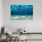 3 Panel Blue Ocean Sea Wall Art Painting on Canvas the Pictures Modern Artwork for Office Home Decor