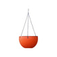 SPRING PARK Self-Watering Hanging Planter Basket, Self Watering Round Resin Hydroponic Garden Flower Pot Set for Plants, for Home Garden, Porch or Balcony