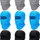 SATINIOR 9 Pcs Ski Mask for Men Full Face Helmet Mask Balaclava Winter Neck Gaiter Outdoor Cycling Windproof Hood