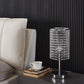 Surpars House Elegant Crystal Silver Table Lamp