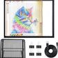 A3 Diamond Painting Light Pad with Stand, 2Nd Gen Tracing Light Board Drawing Light Box Anti-Mistouch Physical Button Stepless Dimming Diamond Art Light Borad for Cricut Animation Skeching(A3+Stand)