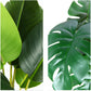 Fake Plants,Artificial Plants 16''Faux Bird of Paradise Plant and Fake Monstera Deliciosa Plant for Home Decor Indoor, Artificial Potted Plants for Office Room Desk Decoration,2 Pack