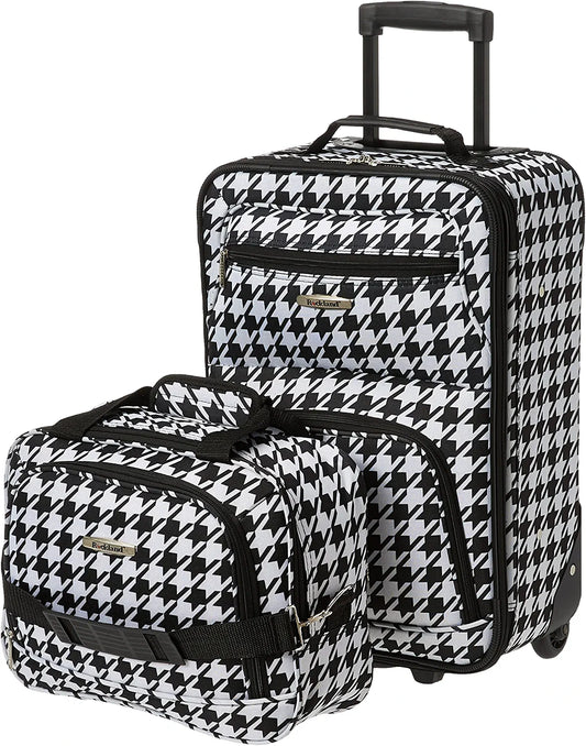 Rockland Fashion Softside Upright Luggage Set, Kensington, 2-Piece (14/19)