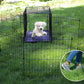 Pet Playpen Puppy Playpen Kennels Dog Fence Exercise Pen Gate Fence Foldable Dog Crate 8 Panels 24 Inch Kennels Pen Playpen Options Ideal for Pet Animals Outdoor Indoor (24 Inch)