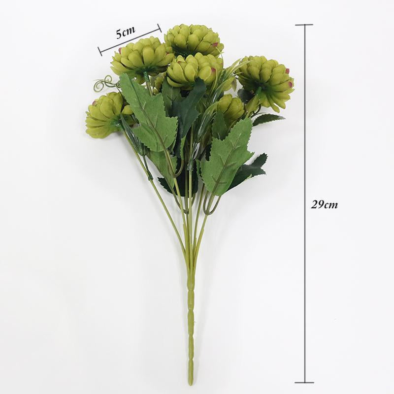 Chrysanthemum Flowers Artificial Bouquet Home Wedding Office Party Decor 7 Heads
