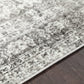 Desta Vintage Oriental Area Rug, 5'3" X 7'3", Charcoal