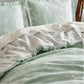 BEDSURE Queen Comforter Set - Sage Green Comforter Cute Floral Bedding Comforter Sets, 3 Pieces Reversible Flowers Botanical Soft Bed Set with 2 Pillow Shams