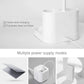 Office Lamp, 8W 3 Modes Battery Operated Lamp, White Desk Lamp for Desk, Study Lamps for Desk, Desk Lamps for Bedrooms, Dimmable Office Light, Bright Desk Lamp, USB Desk Lamp, Modern Desk Lamp