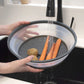Tovolo 47005-200 Large Collapsible Microwave, Lid for Reheating Food, Meal Prep Gadget, No Mess Folding Plate Cover Kitchen Tool, Charcoal
