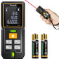 Laser Tape Measure - 165Ft Laser Measurement Tool Ft/In/M Unit Switching, High Accuracy Digital Tape Measure with Backlit LCD and 2 Bubble Levels, Waterproof Laser Measure Distance, Area, Volume (50M)