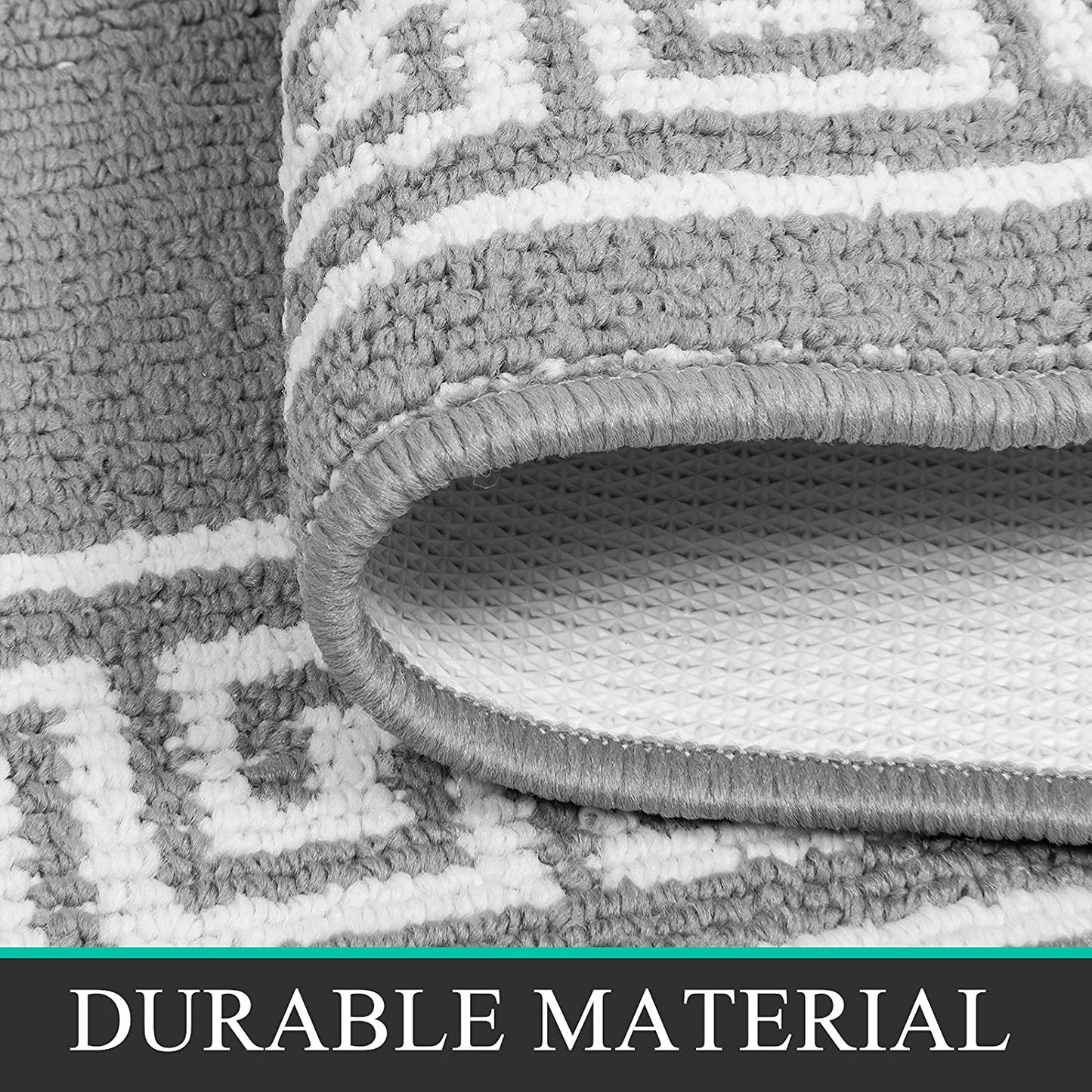 Indoor Doormat Runner Rug for Hallway 20"X59" Long Kitchen Rug Runner Non Slip Absorbent Mud Trapper Mats Washable Rug Runner Indoor Area Rug Runner for Kitchen Hallway Entryway