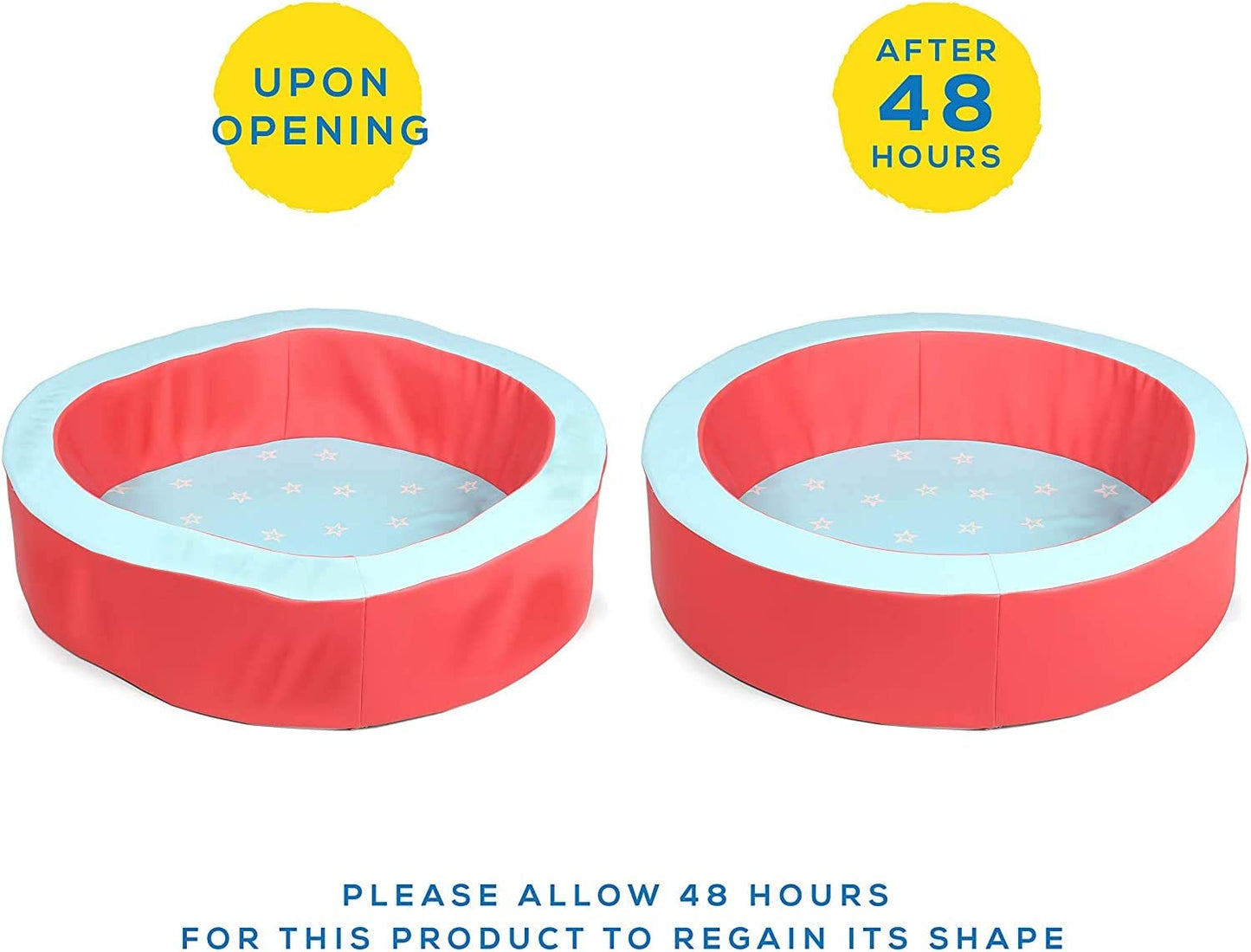 Ball Pit/Professional Quality/For Toddlers and Baby (Red and Blue)