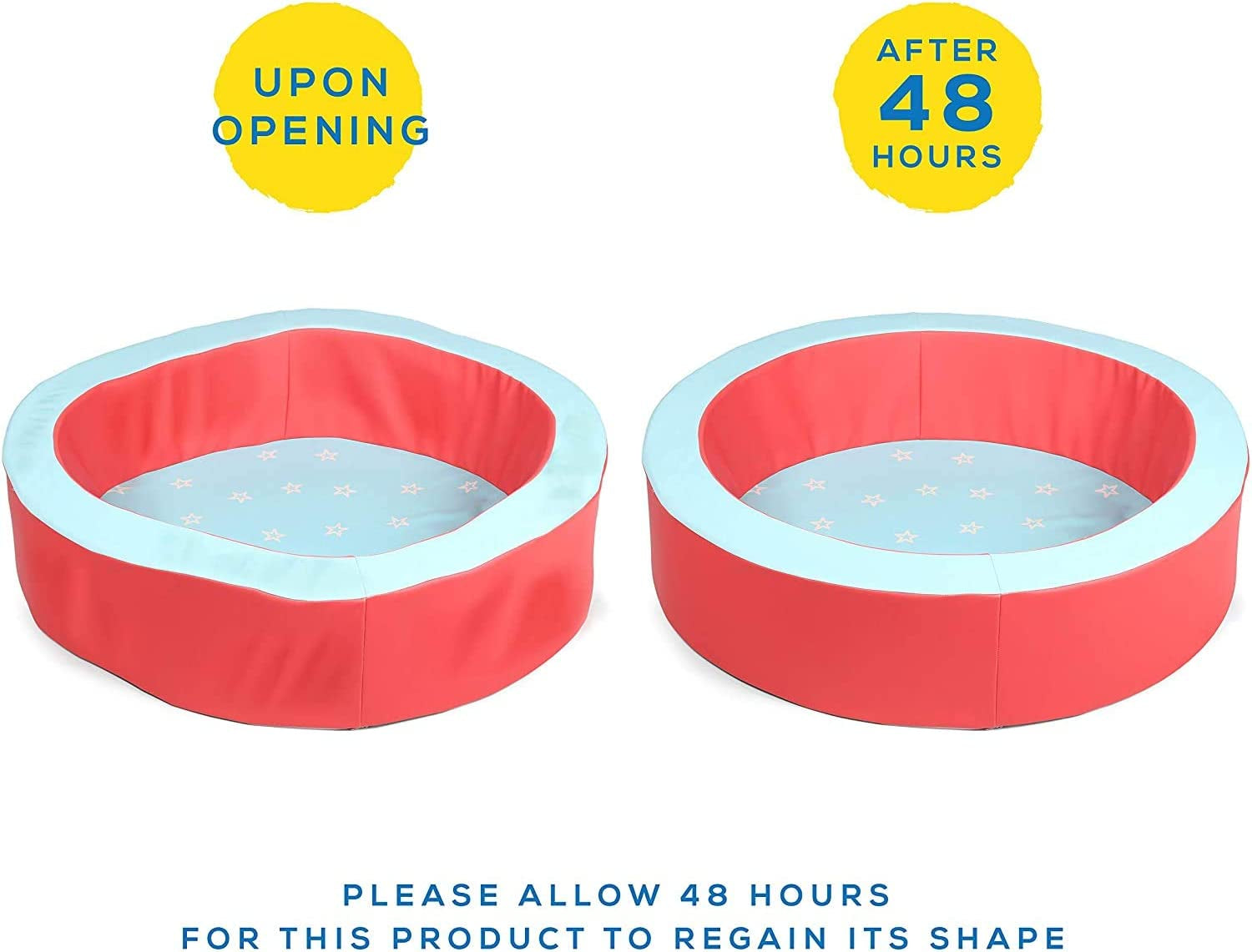 Ball Pit/Professional Quality/For Toddlers and Baby (Red and Blue)