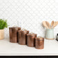 Canister (Set of 4), 4 Quart/2 Quart/1½ Quart/1 Quart, Antique Copper