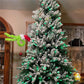 2Pcs Christmas Green Monster Plush Doll Christmas Tree Decoration
