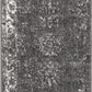 Sofia Collection Traditional Vintage Dark Gray Runner Rug (2' X 7')