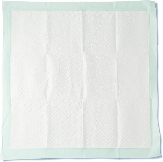 Heavy Absorbency 36" X 36" Quilted Bed Pads, Large Disposable Underpads, 50 per Case, Fluff and Polymer Core, Great Protection for Beds, Furniture, Surfaces