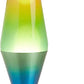 Lamp Lava 2179 14.5-Inch, with White Wax, Clear Liquid, Tri-Colored Globe, Hand Painted Base Rainbow
