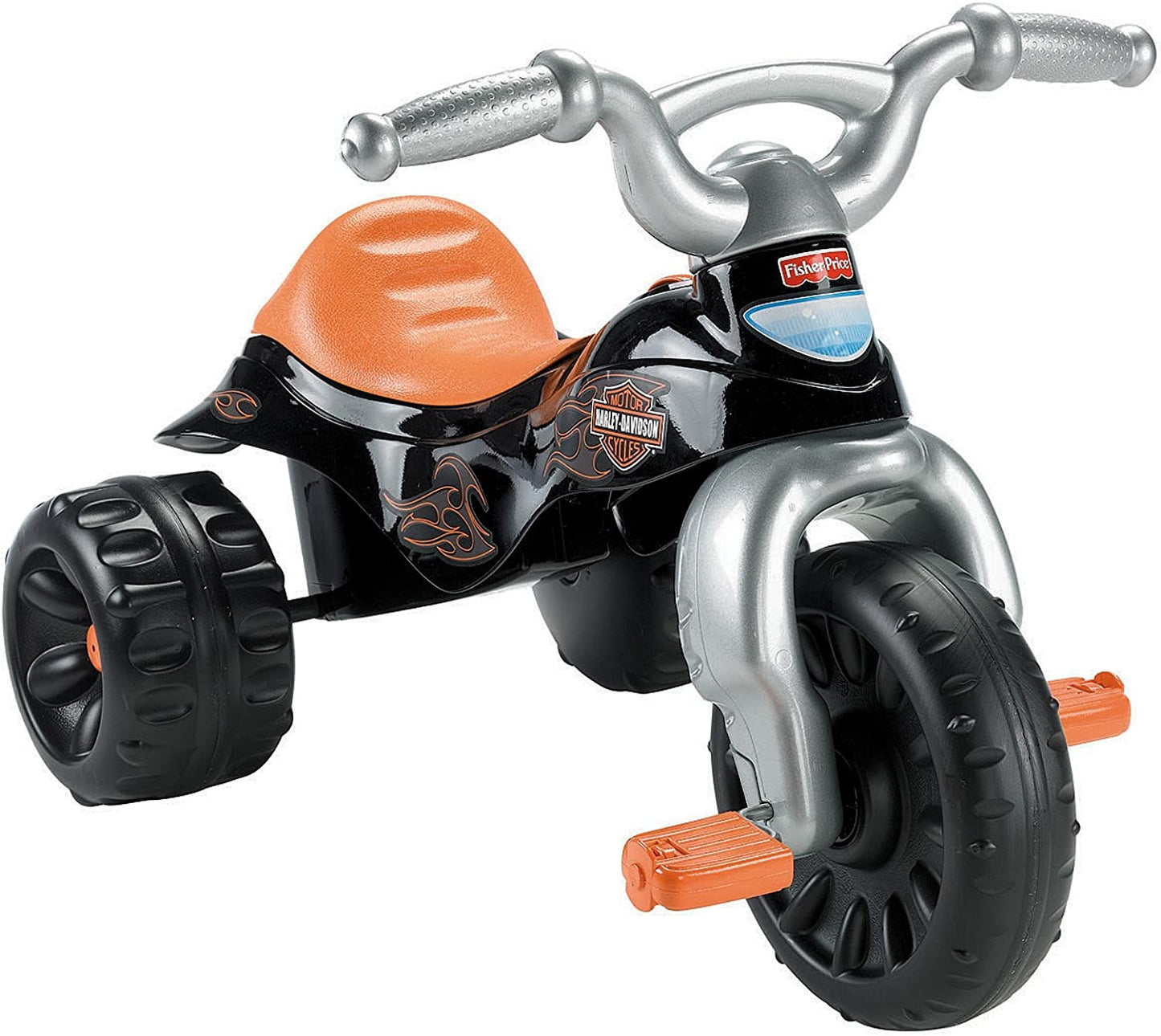 Harley-Davidson Tricycle with Handlebar Grips and Storage Area, Multi-Terrain Tires, Tough Trike [Amazon Exclusive]