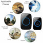 Waterproof Wireless Doorbell Adjustable Volume 1000FT Plugin Receiver 38 Chime