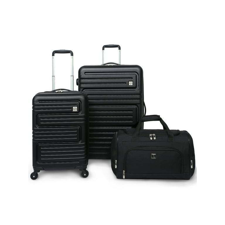 Protege 3 Piece Hard Side Luggage Set, Includes Check and Carry On Size
