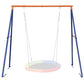 Kids Outdoor A-Frame Swing Stand Set, Large Frame Heavy Duty Steel All-Weather, Backyard Fun