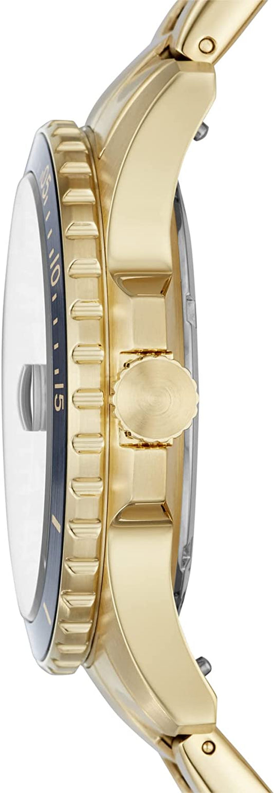 Men'S FB-01 Stainless Steel Dive-Inspired Casual Quartz Watch