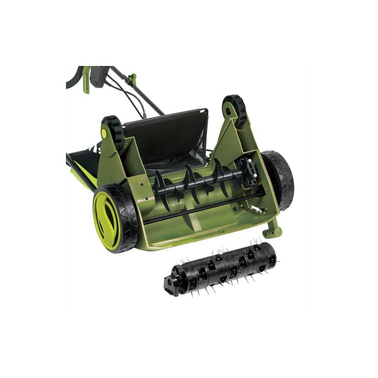 Sun Joe AJ801E Electric Lawn Dethatcher W/ Collection Bag, 13 inch, 12 Amp, Scarifier