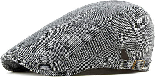 Men’S Newsboy Gatsby Hat Vintage Beret Flat Ivy Cabbie Driving Hunting Cap for Boyfriend Gift