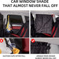 Car Divider Curtain Sun Shade,Car Window Shade,Car Sun Shade for Window Baby,Car Window Shades for Side Windows,Windshield Sunshade, Privacy Sunshade Curtain for Camping Air Mattress (Black)